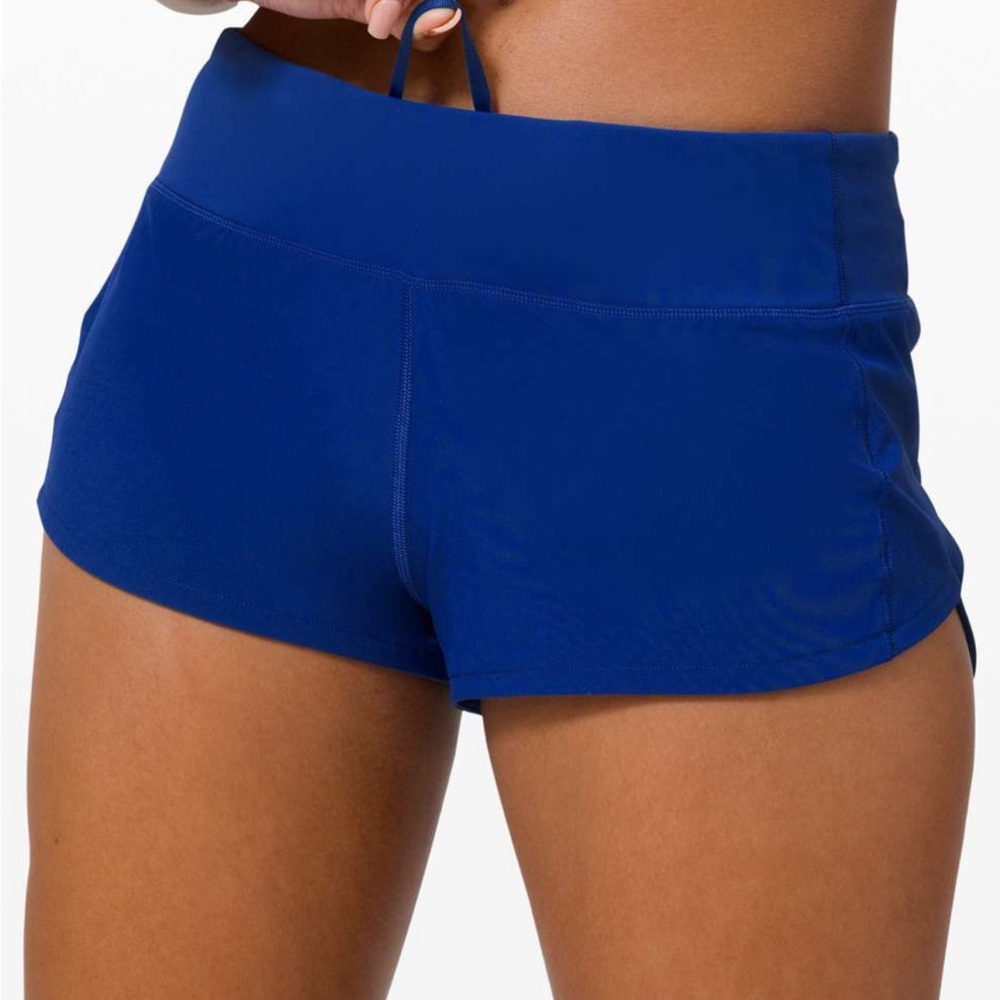 Women's Blue Athletic Shorts
